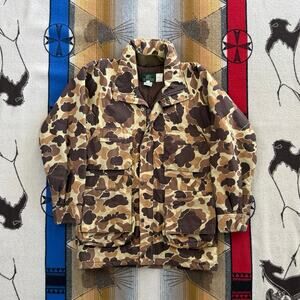 Vintage Men’s Bass Pro Shops Camo Camouflage Gore-Tex Jacket Size Medium Hunting